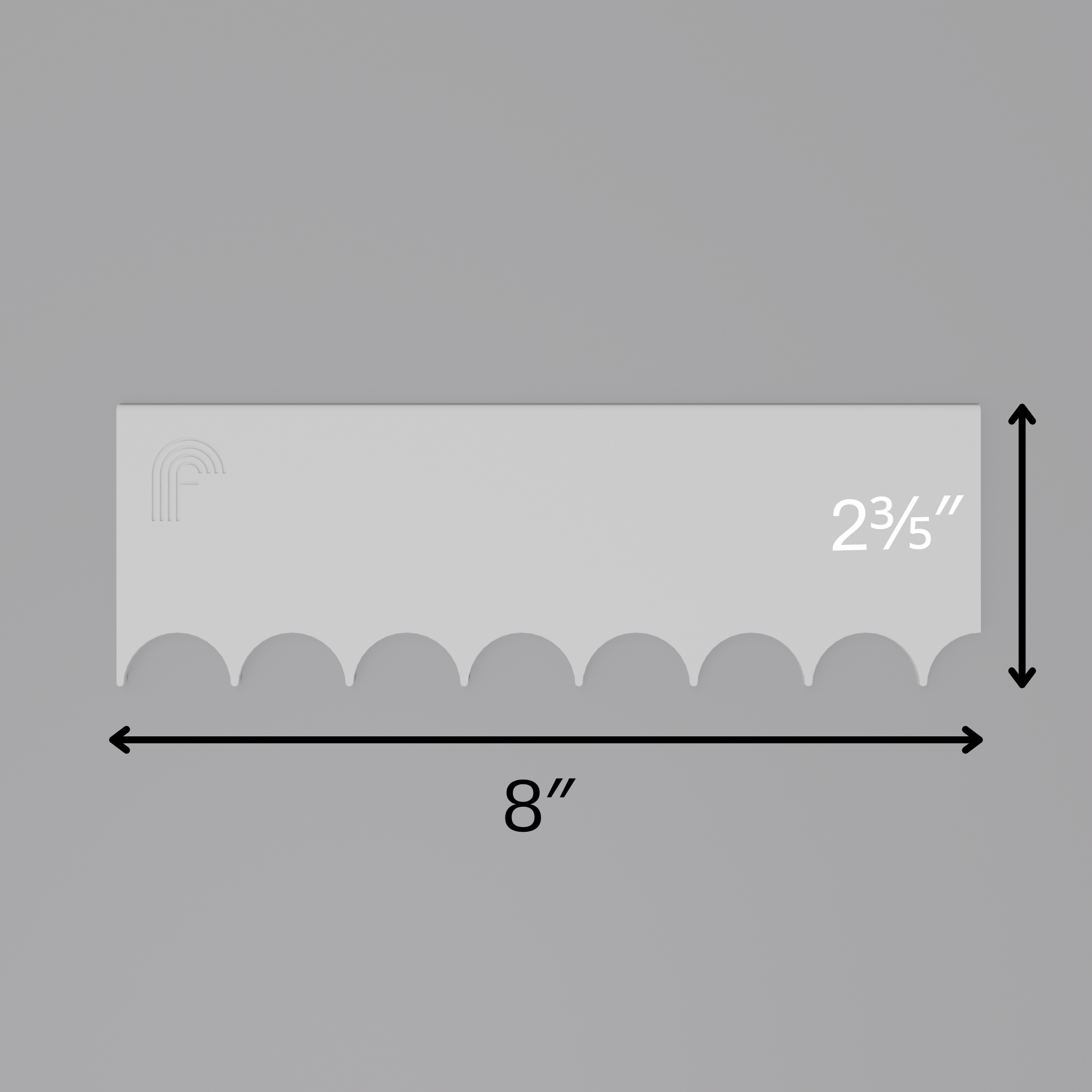 Fluted 1" – Profile Plates (Set of 3)