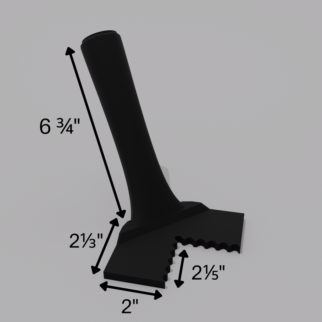Fluted 1/4" – 90° Outer Corner Trowel