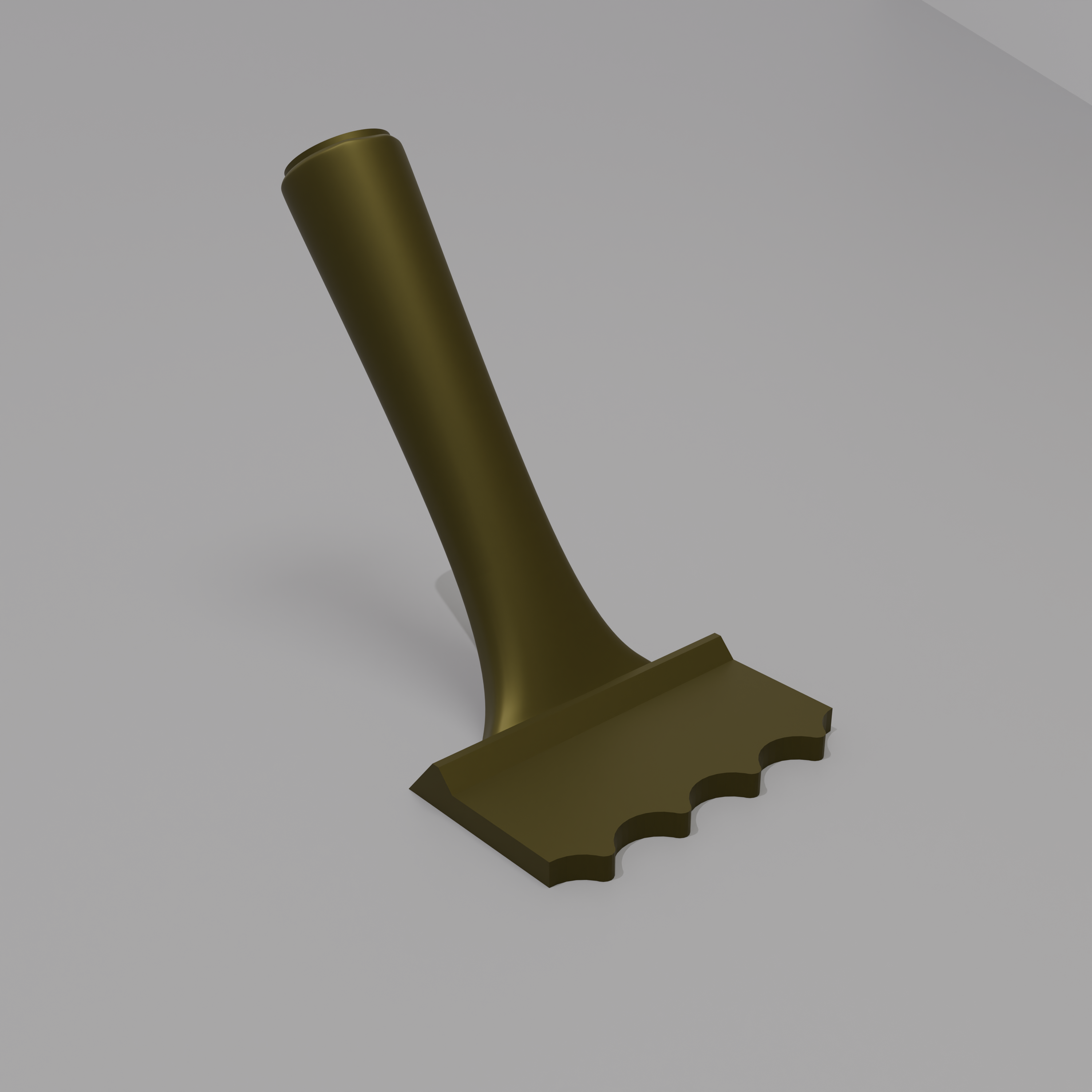 Fluted 1" (Gentle) – Edge Trowel 3+1/2
