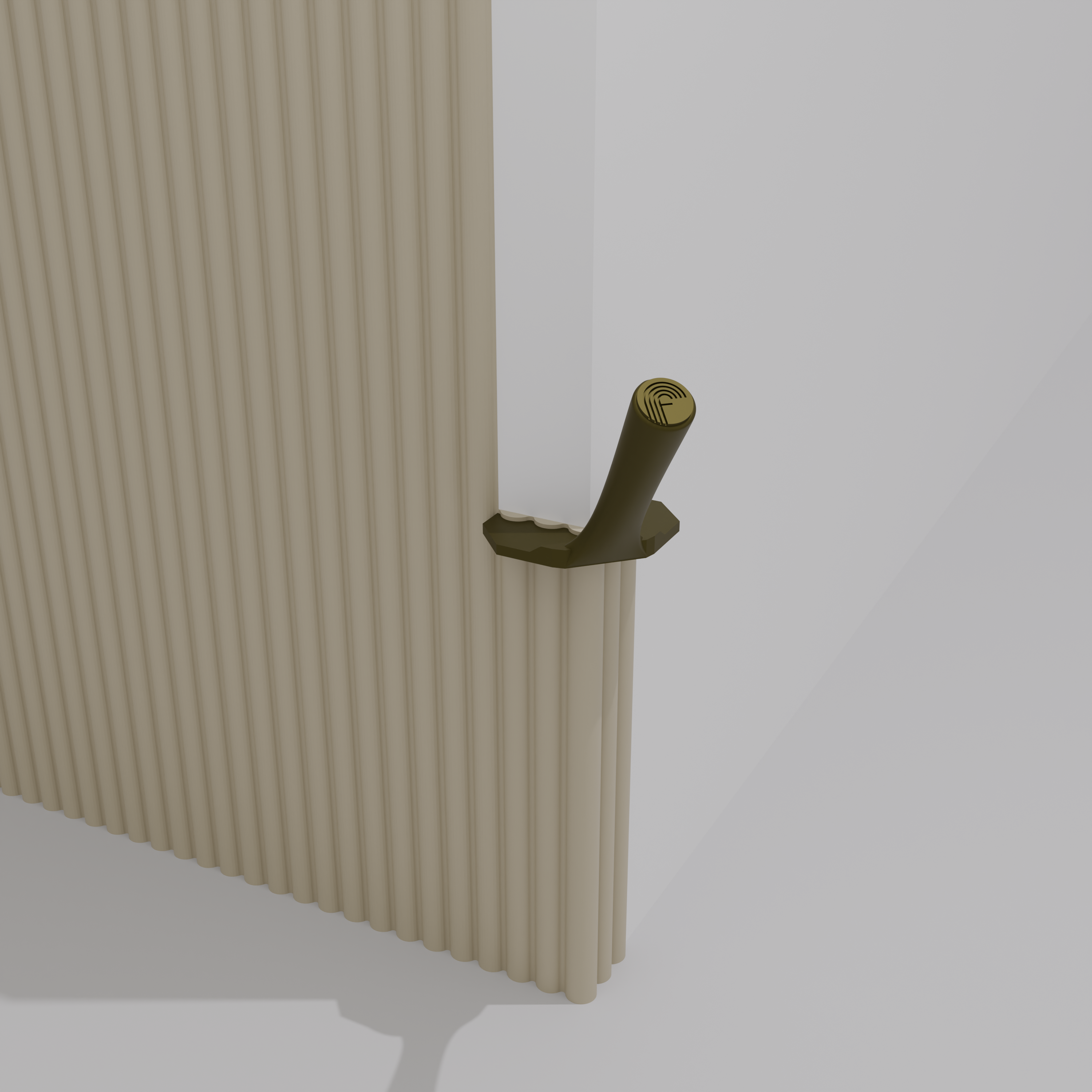 Fluted 1" (Gentle) – 90° Outer Corner Trowel