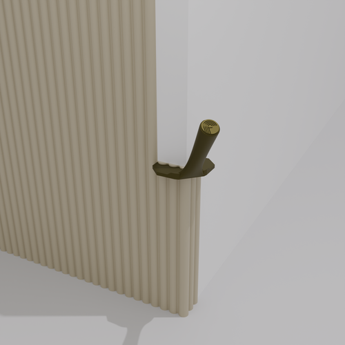 Fluted 1" (Gentle) – 90° Outer Corner Trowel