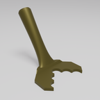 Fluted 1" (Gentle) – 90° Outer Corner Trowel