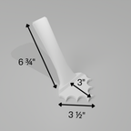 Fluted 1" – 90° Inner Corner Trowel