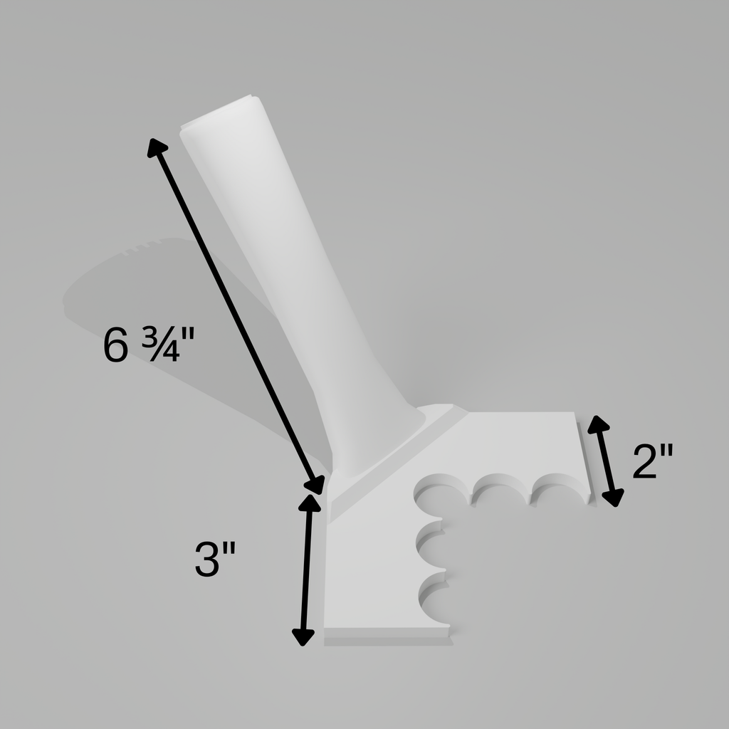 Fluted 1" – 90° Outer Corner Trowel