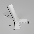 Fluted 1" – 90° Outer Corner Trowel