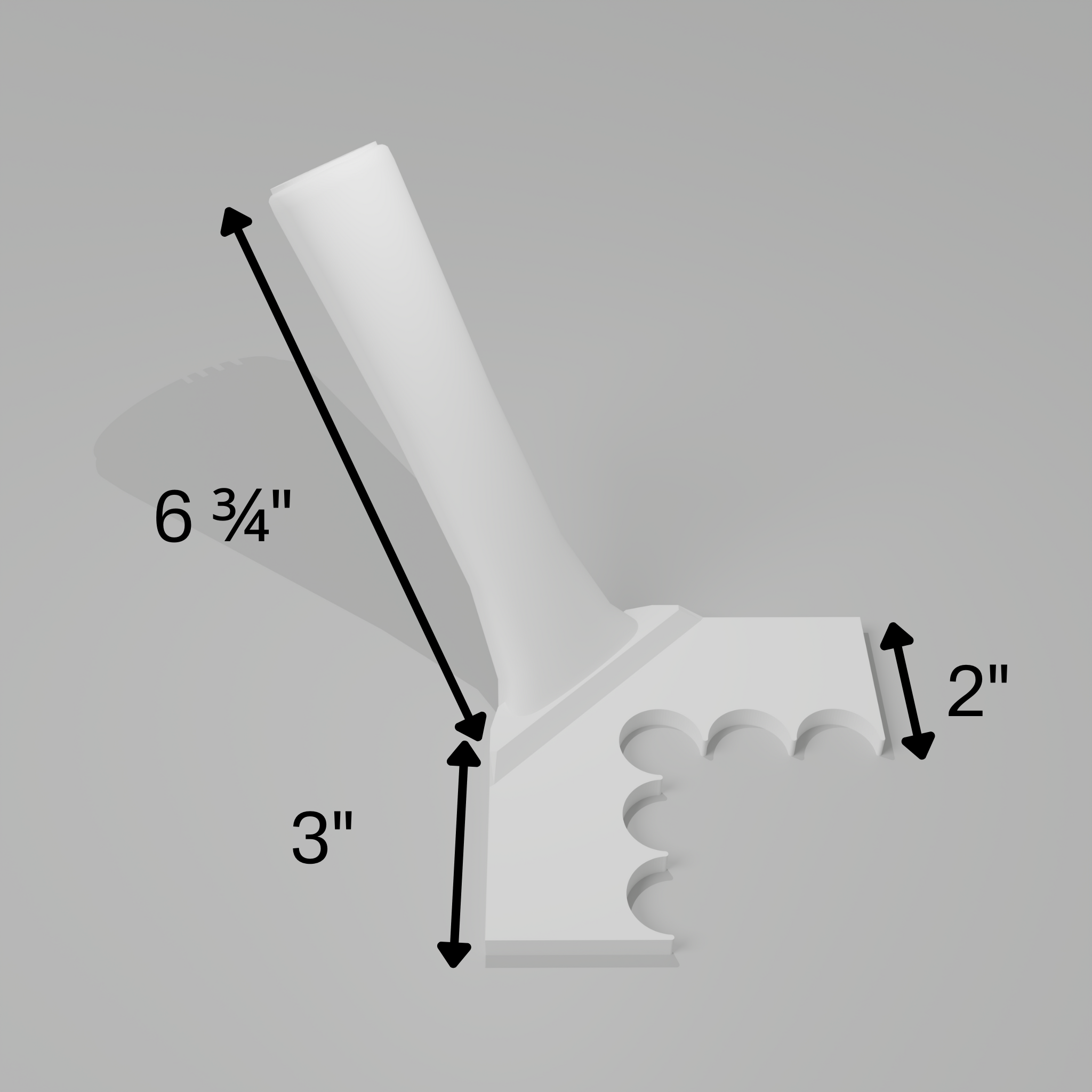 Fluted 1" – 90° Outer Corner Trowel