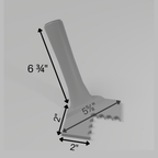Fluted 1/2" – 90° Outer Corner Trowel