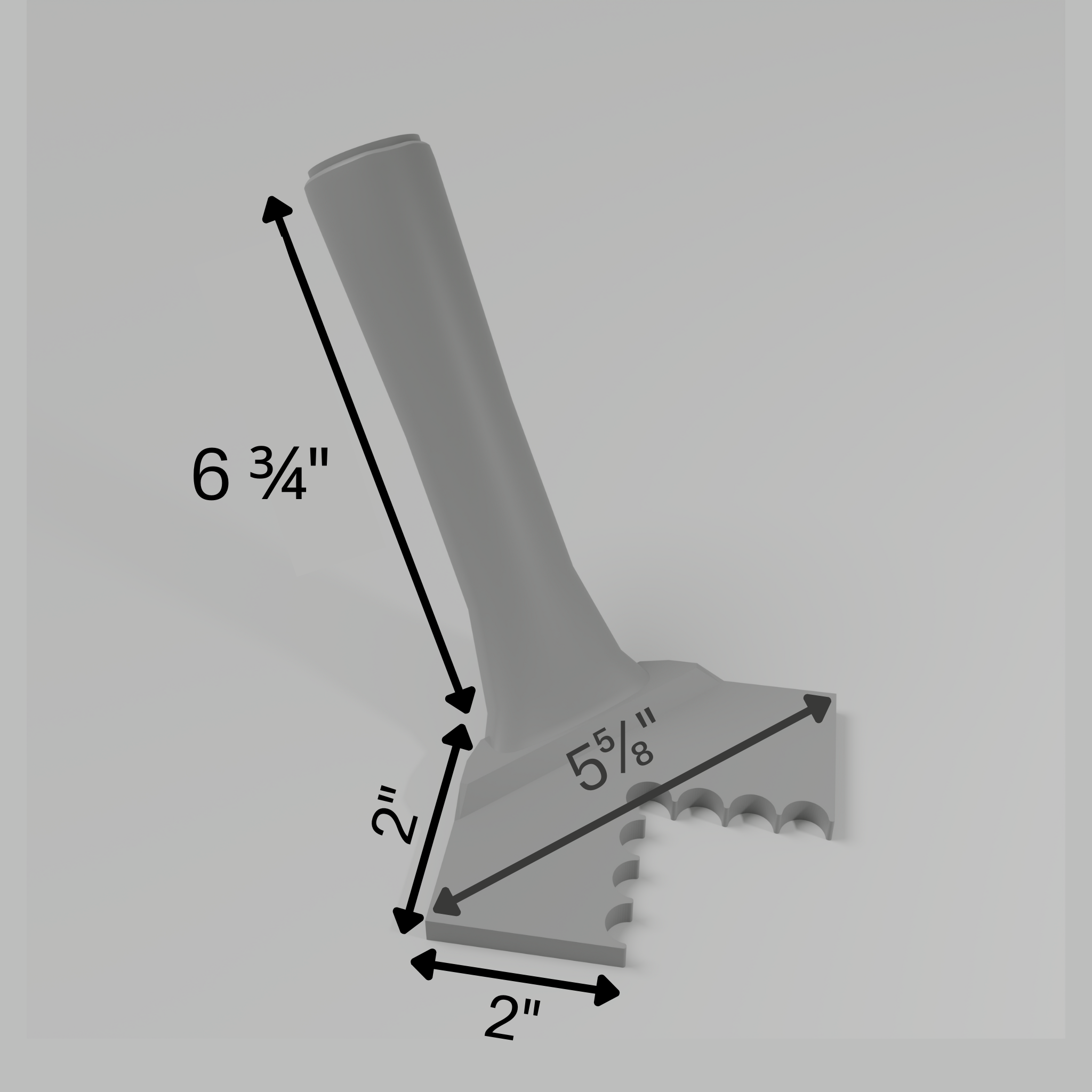 Fluted 1/2" – 90° Outer Corner Trowel