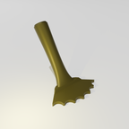 Fluted 1" (Gentle) – Inner Rounded Corner Trowel