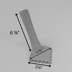 Fluted 1/2" – 90° Inner Corner Trowel