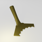 Fluted 1" (Gentle) – Outer Rounded Corner Trowel