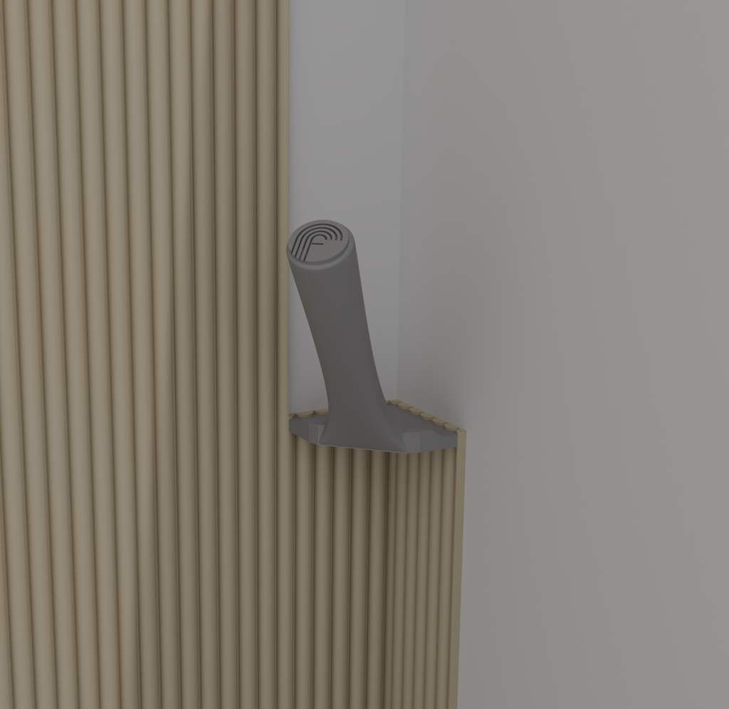 Fluted 1/2" – 90° Inner Corner Trowel