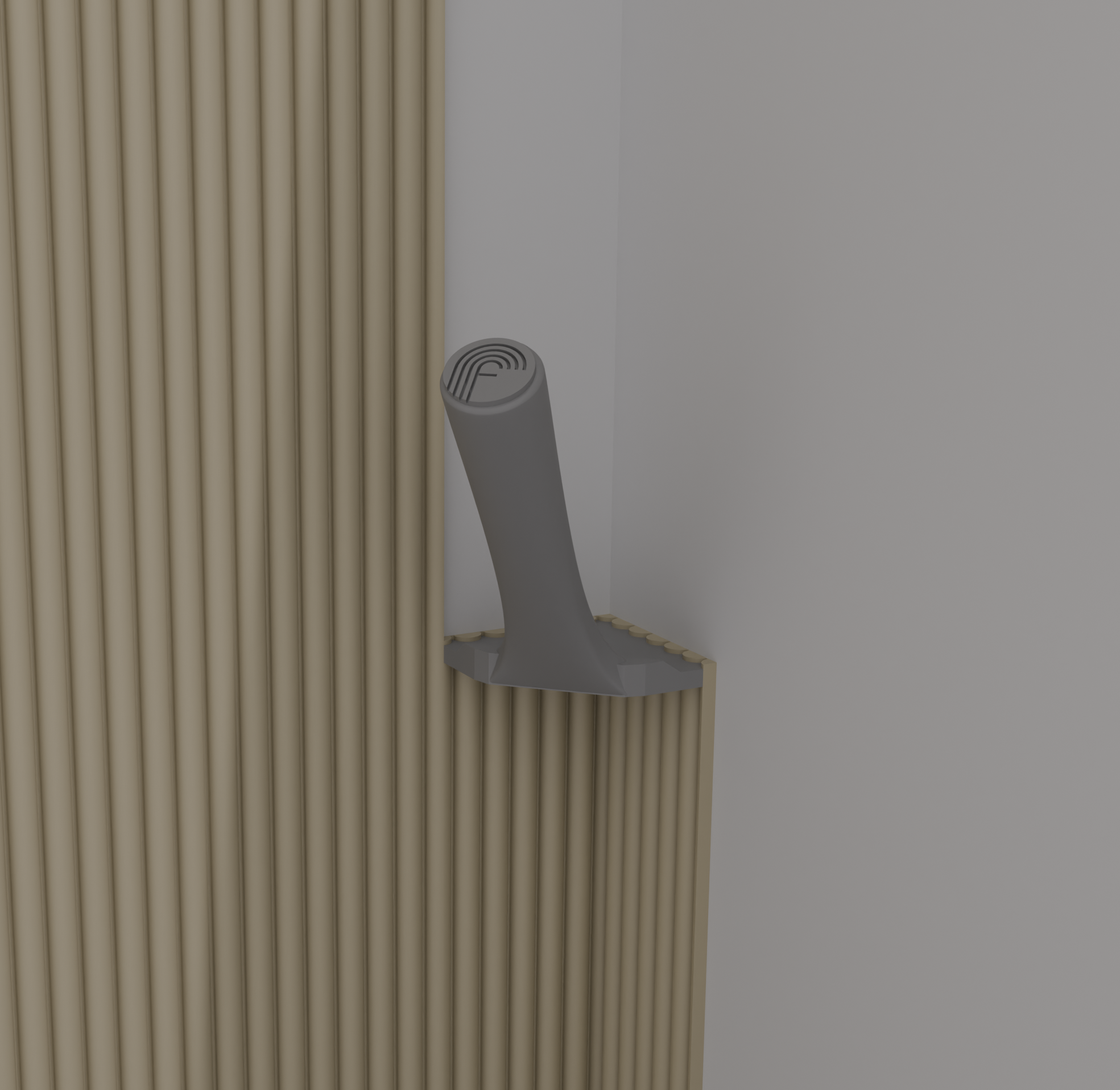 Fluted 1/2" – 90° Inner Corner Trowel