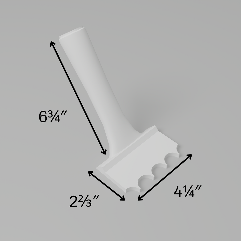 Fluted 1” - Edge Trowel 3+1/2