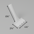 Fluted 1” - Edge Trowel 3+1/2